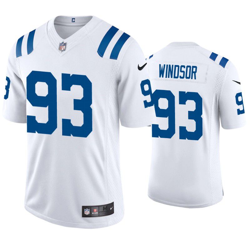 Men Indianapolis Colts 93 Rob Windsor Nike White Limited NFL Jersey